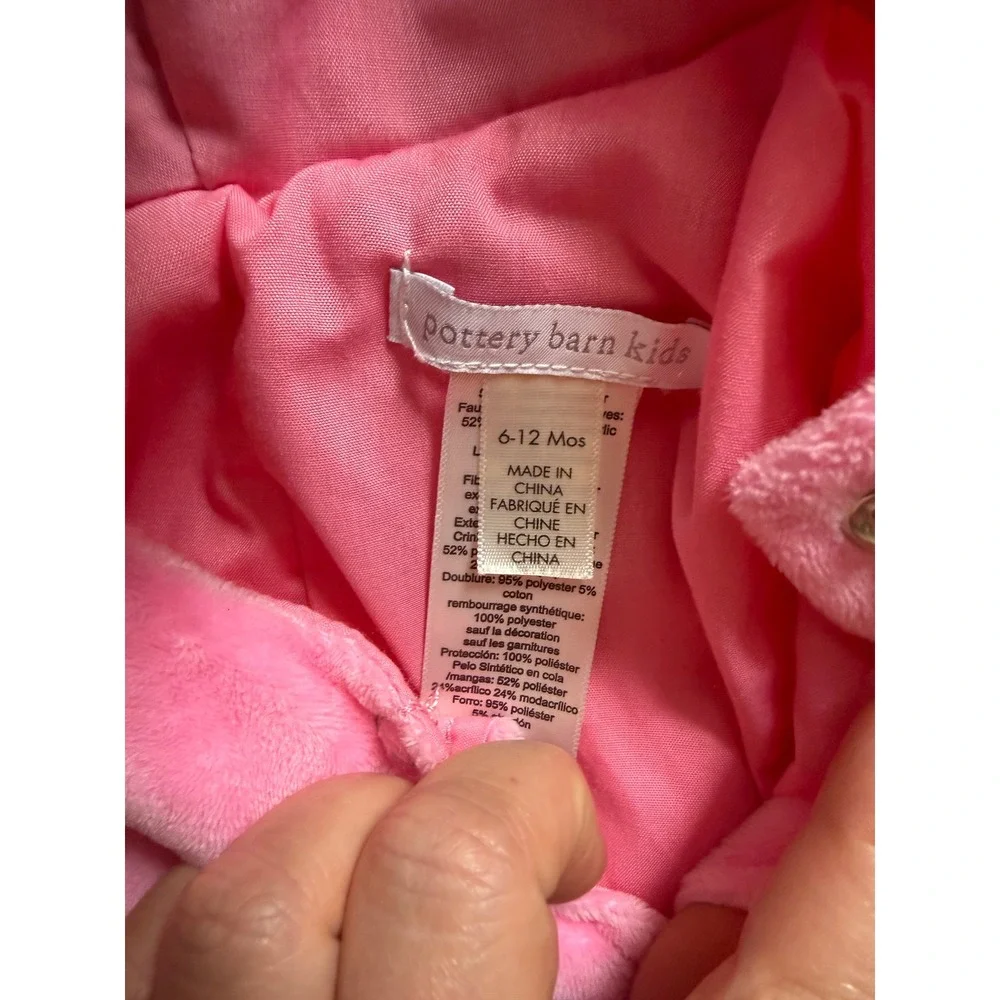 Pottery Barn Kids Baby Pink Flamingo Halloween Costume 6-12 Months